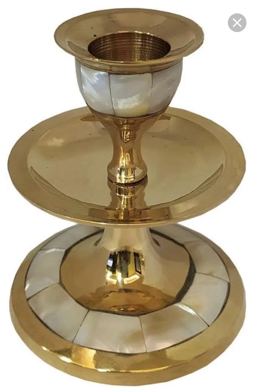 Brass Mop Candle stand